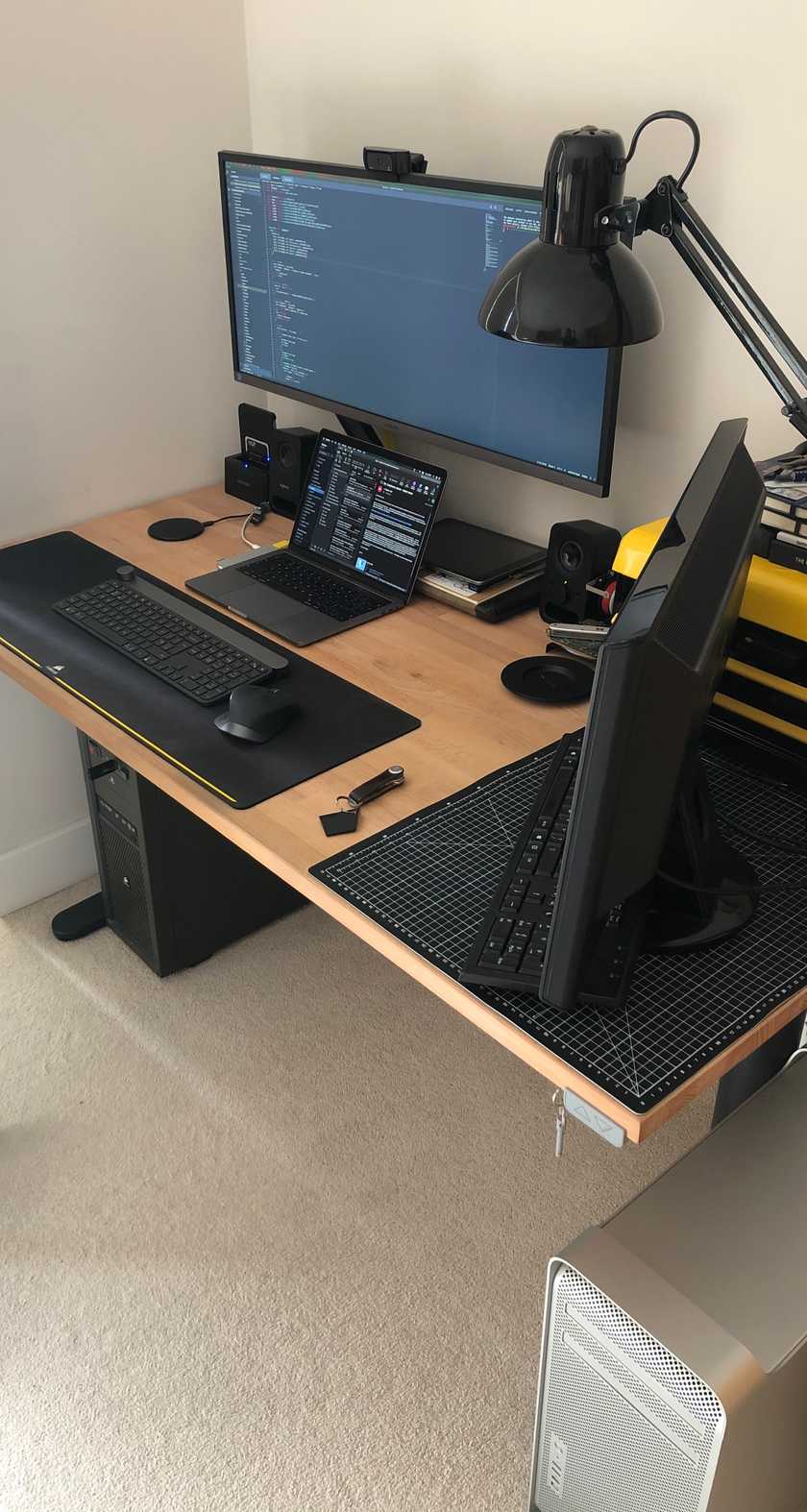 My desk in February, 2019